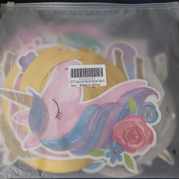 NEW Unicorn Party Decorations - Picture 2 of 7